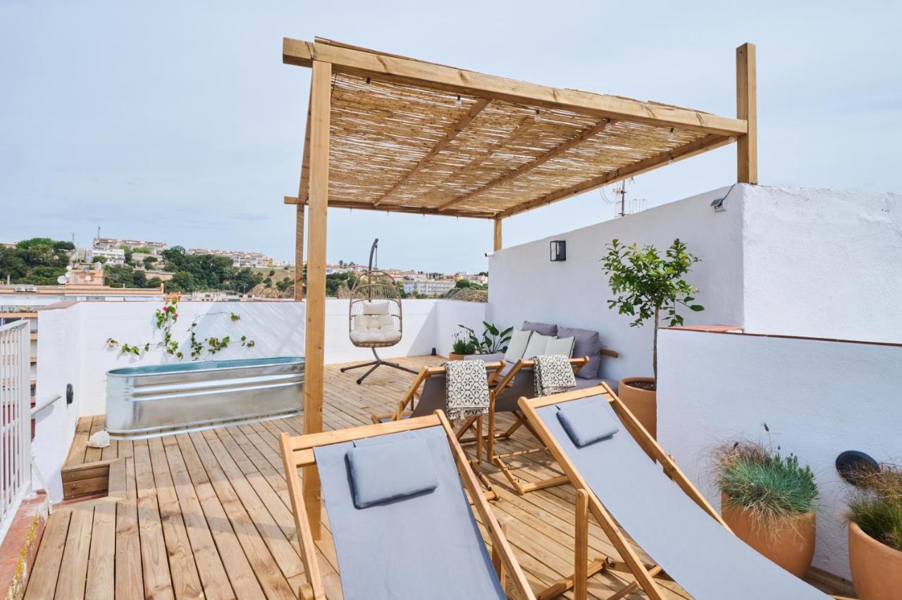 El Rancho At The Beach Blanes Exteriör bild